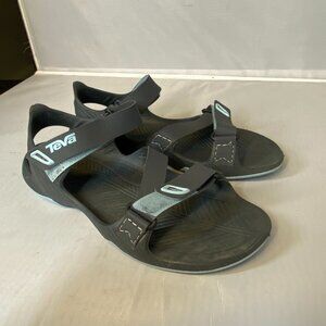 Teva Barracuda Sandals Women’s Size 9 Gray Blue Sport Hiking Outdoor Waterproof